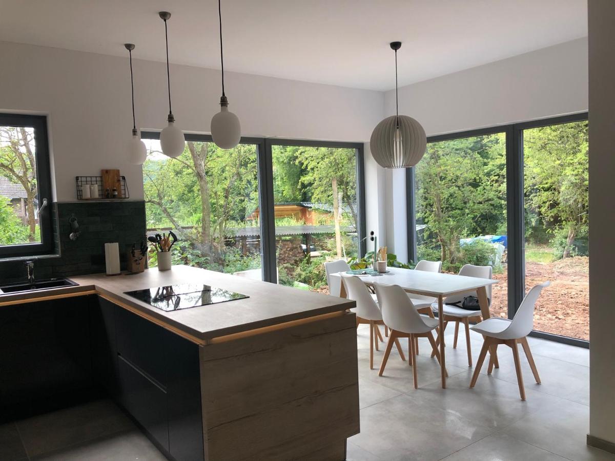 Ferienhaus Waldbaden Im Nationalpark Eifel- Am Bach Schleiden Eksteriør billede